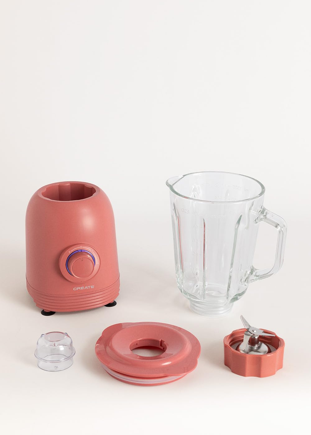 CREATE American style blender mat/blender, sage green/2 speeds, capacity 1.5 l, safety system, 1 m cable, 4 stainless steel blades, 800 W