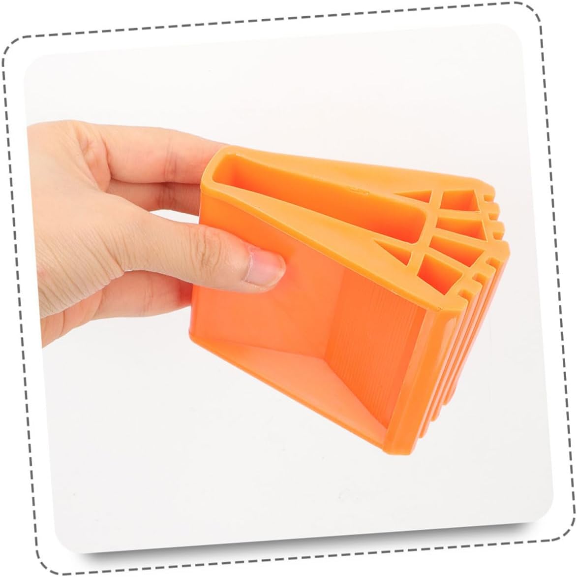 Balacoo 8Pcs Non Slip Rubber Ladder Caps Durable Replacement Feet for Ladder Safety Easy Tool Installation Fits for Enhanced Stability and Grip Rough