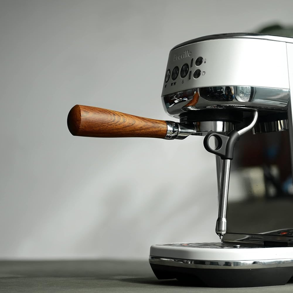 Portafiltro sin fondo con adaptador de doble boquilla para máquinas de espresso, perfecto para baristas y usuarios domésticos, mejora la extracción y el sabor