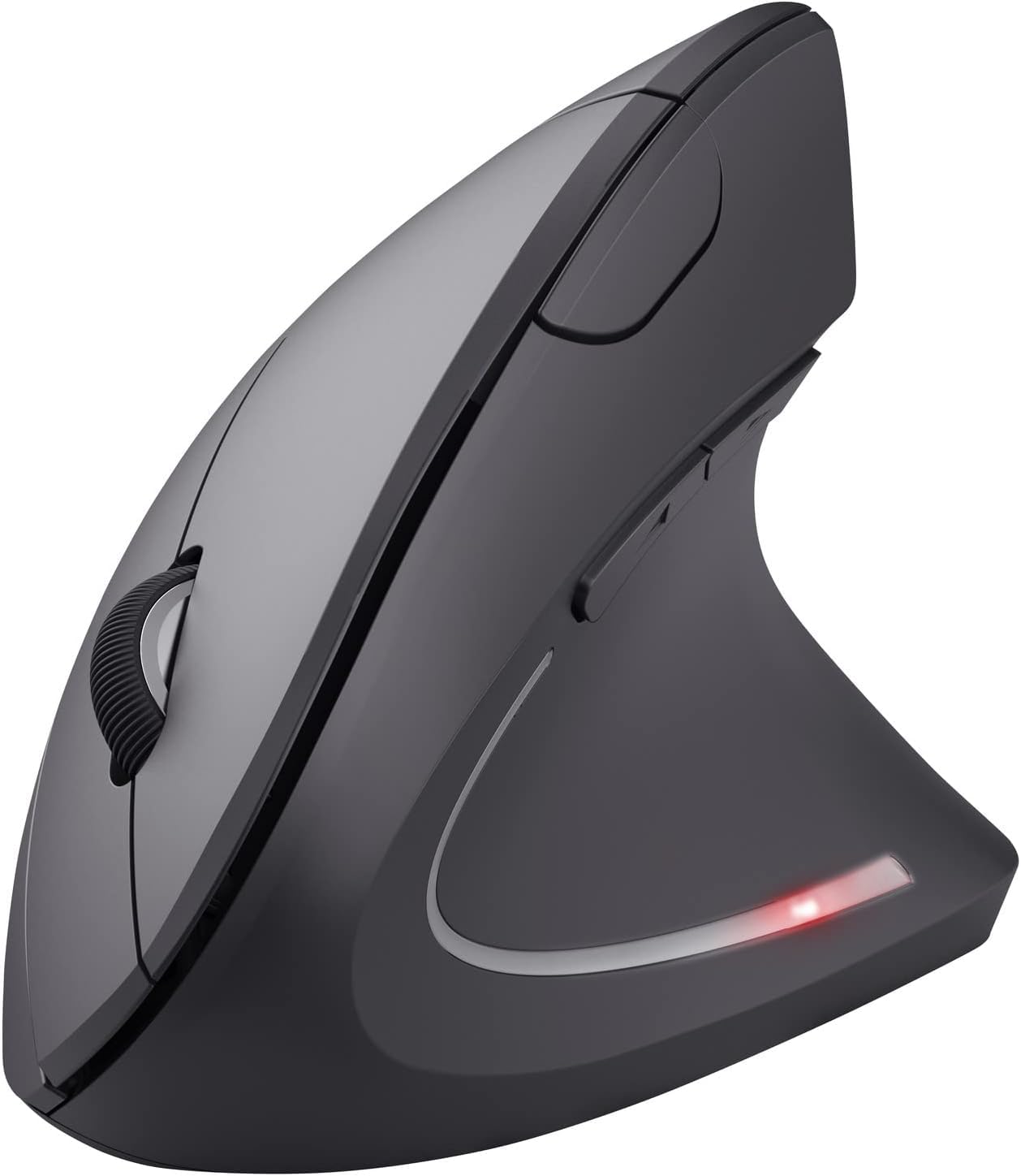 Trust Trezo Ensemble Clavier Souris sans Fil, Configuration AZERTY Français, Batterie Longue Durée 48 Mois, 2.4 GHz & Verto Souris sans Fil, Souris Verticale Ergonomique, 800-1600 DPI, 6 Boutons