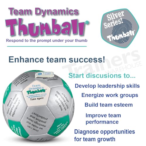 Image of Trainers Warehouse 6 inch Thumball Collection, 32 Prompts for Conversation, Team Building, Relationship and Training