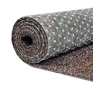 Carpeto Rugs Kunstrasen Teppich Braun 100x200 cm