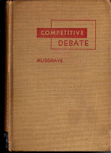 Competitive Debate Rules and Techniques. 0824200101 Book Cover
