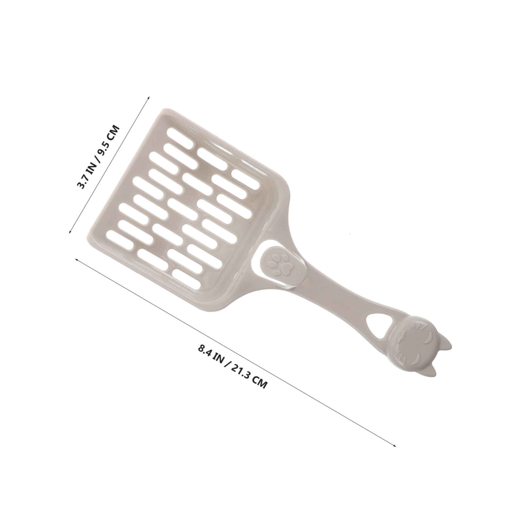 Totority Cat Litter Scoop Fine Sifting Long Handle Litter Box Scooper Lightweight Plastic Pet Scooper