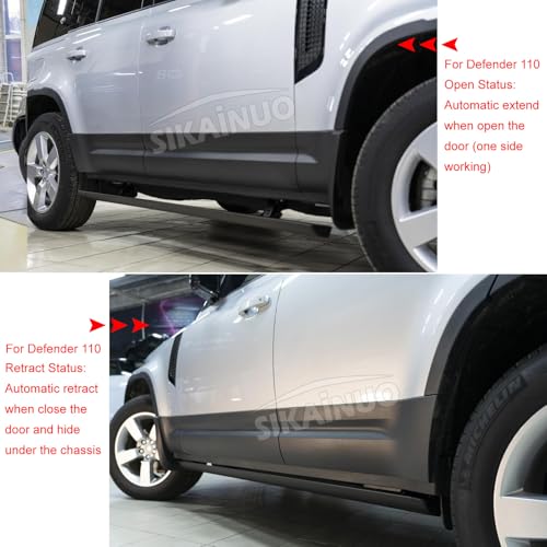 Estribos eléctricos retractiles para Defender 110 2023+ miniatura 4