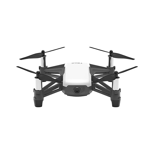 Ryze Tech Tello - Mini Drone Quadcopter UAV for Kids Beginners 5MP Camera HD720 Video 13min Flight Time Education Scratch Programming Toy Selfies, powered by DJI, White