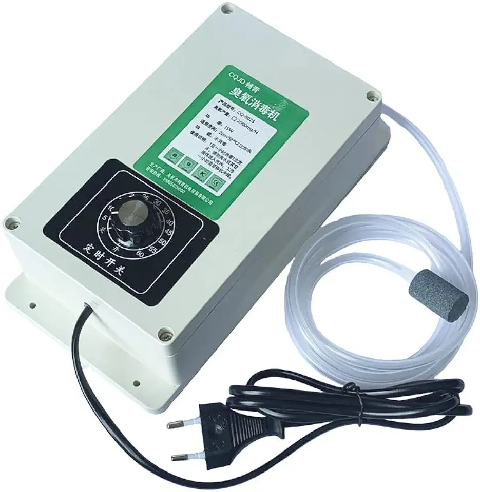 Gerador de Ozônio 2000mg/h 220V Bactericida Esterilizador Purificador Ar, Água, Óleo, Ambiente e Desodorizador (110V)