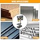 Hoteche 350W Säulenbohrmaschine 13mm | 5-stufige Drehzahl (580-2650 U/min) | MT2-Spindel | 50mm Hub | 160x160mm Arbeitsplatte | mit Schutzhaube für präzise Metall-/Holzbearbeitung