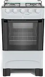 Fogão 4 Bocas Mueller Bivolt com Acendimento Automático Branco Mfi4bb