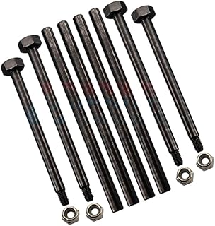 GPM for TRAXXAS 1/8 4WD Sledge Monster TRUCK-95076-4 Medium Carbon Alloy Steel Front and Rear Suspension A-arm PIN pin Upgrade