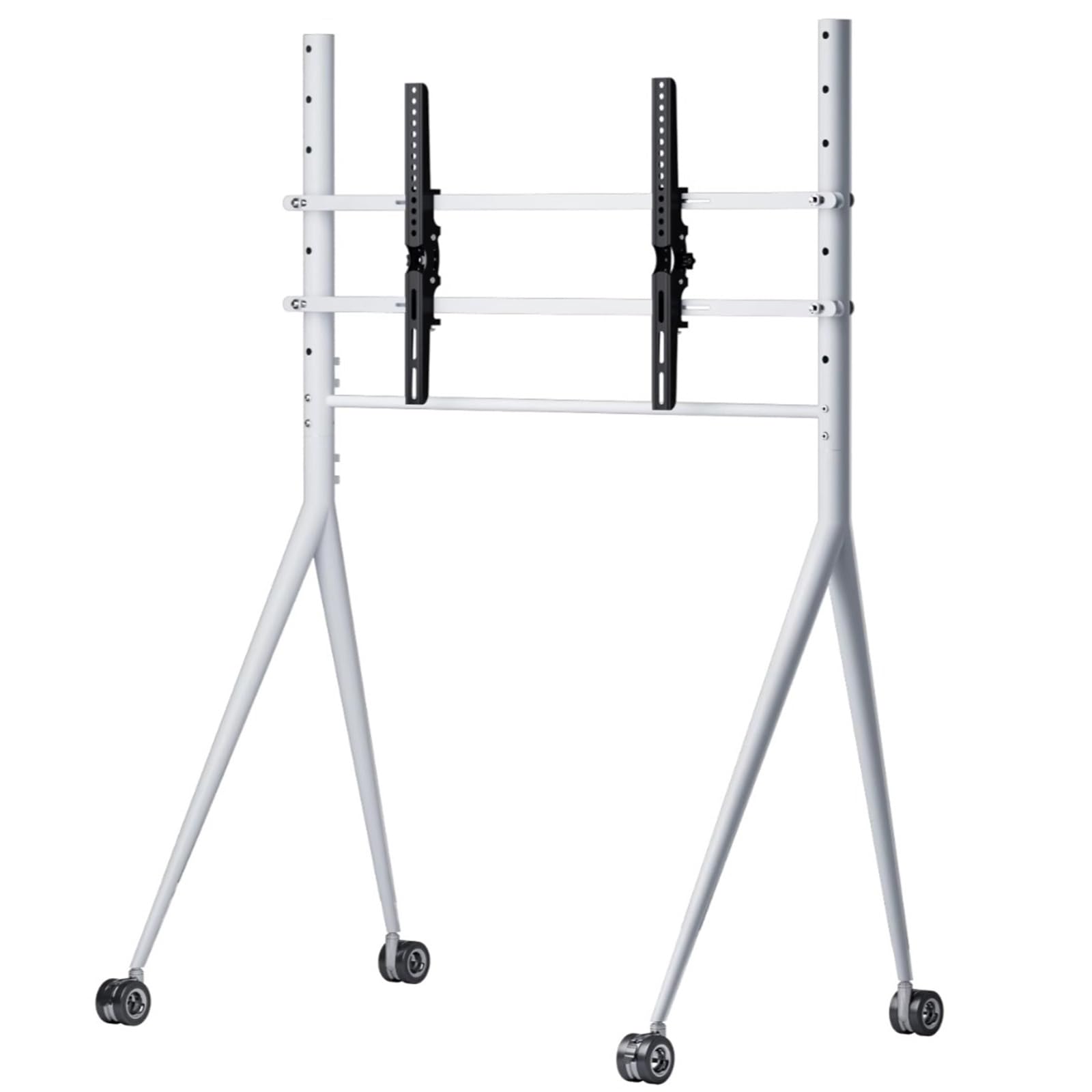DFGHNBVC Tv Stand, Television Stands, Entertainment Stand, Modern Tv Stand, Art Easel Tv Stand, For 50-75 Inch Tvs, Adjustable Height, Tv Mount With 4 Legs, For Home Bedroom Livingroom,White