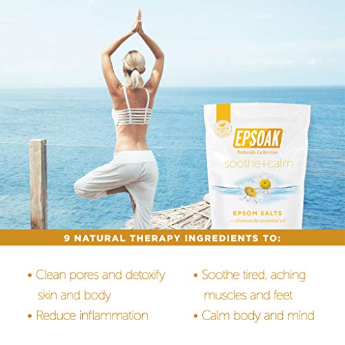 Epsoak Everyday Epsom Salt - 2 Lbs. Soothe + Calm Bath Salts #TOP4