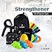 14 Pack Hand Grip Strengthener Set Forearm Adjustable Resistance Hand Gripper, Finger Exerciser, Finger Stretchers, Grip Rings hand exerciser, Stress Relief Grip Ball, Finger Bands Hand Strengthener.