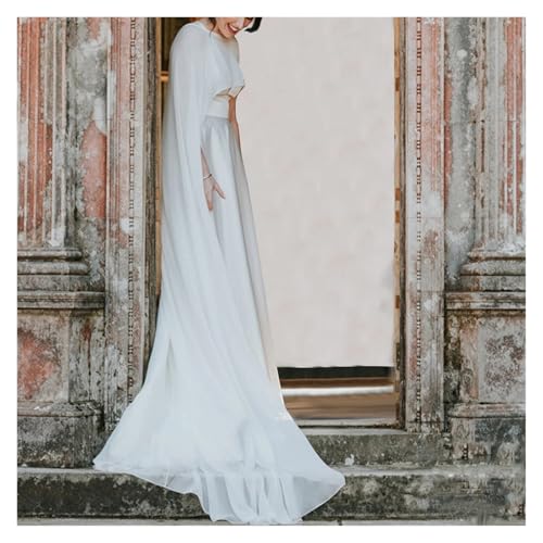 Wedding Shawl Wedding Bridal Long Cape Dinner Party Formal Lady Cloak O-neck Prom Women Shawl High-low3