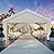YITAHOME 16x32FT Party Tent Heavy Duty PVC Wedding Event Shelters White Upgraded Galvanized Ripple Canopy with Large Roof Removable Sidewalls & 3 Storage Bags 600D Oxford Commercial