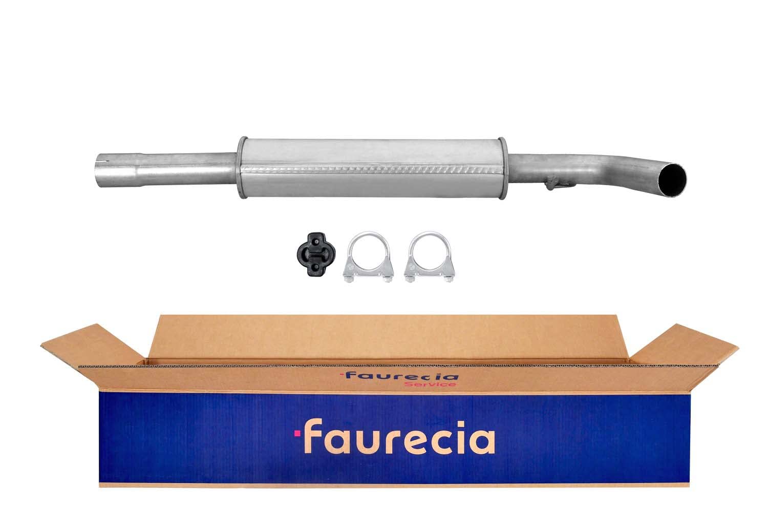 HELLA 8LB 366 022-711 Vorschalldämpfer - Easy2Fit® Kit - vorne - einteilig - Set mit Anbauteilen