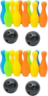 Toddmomy 24 Pçs Boliche Playset Indoor Crianças Terno Brinquedos Ao Ar Livre Brinquedos Para Crianças Brinquedos Crianças Boliche Crianças Boliche Crianças Boliche Ao Ar Livre Jogos