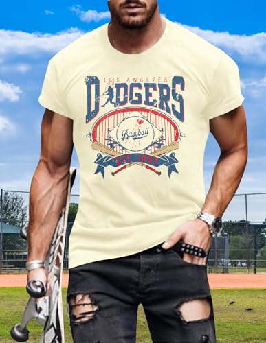 Baseball Shirts for Men Game Day Baseball Fan Shirt Mens Casual Baseball Team Short Sleeve Tees2