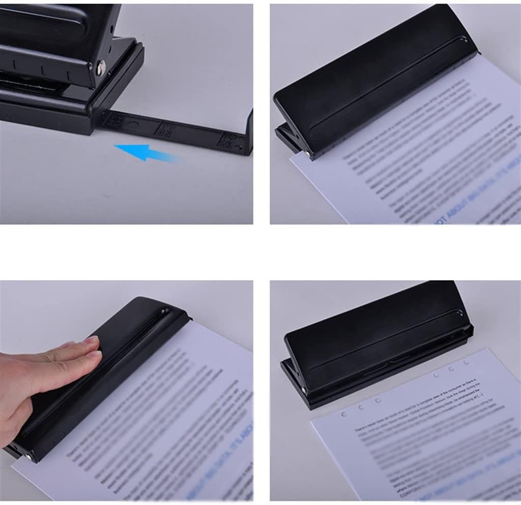 Adjustable Metal 6 Hole Punch A4/A5/A6/B3/B4/B5 Standard Sheet Planner Scrapbooking Tool