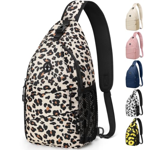 Image of Crossbody Bags for Women Men Trendy Sling Bag Bakpack Casual Chest Bag with Convertible Shoulder Strap steel Stainless Steel Paint