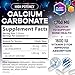 Calcium 1200 mg with Vitamin D3 - Bone Health Supplement, Vitamin D & Calcium Supplements for Women & Men - Bone Strength, Teeth & Immune Support, Nature's Calcium Pills, Bottled in USA - 180 Tablets
