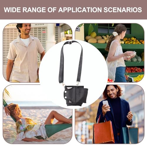 Portavasos con correa ajustable genérico y estuche impermeable oxford para botella 4