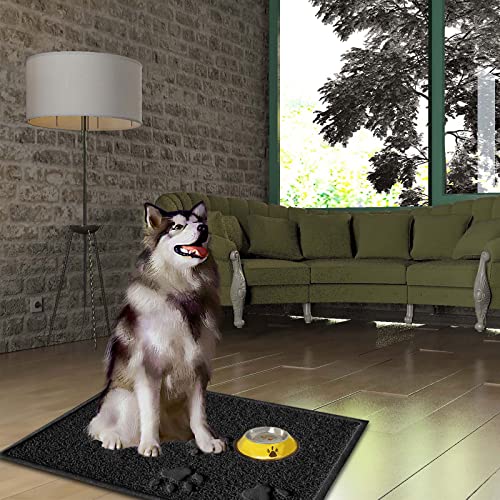 KongJies Futtermatte wasserdicht rutschfest für Hunde und Katzen (schwarz) - Image 8