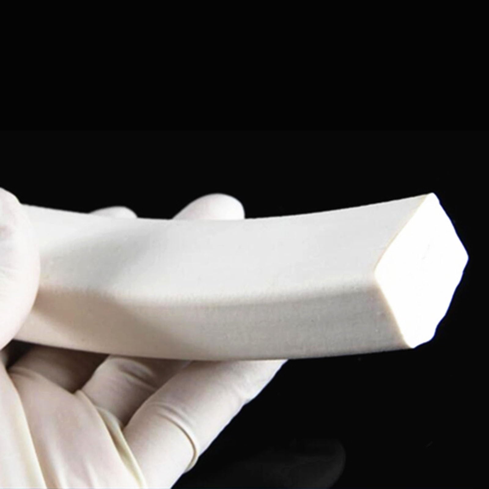 Striscia Della Guarnizione Della Barra Della Spugna Del Silicone Di 2-10M, Nastro Di Sigillamento Schiumoso Rettangolo Bianco 4mm 5mm 6mm 8mm 10mm 15mm Hardware Della Finestra Porta(4x4mm 10m)