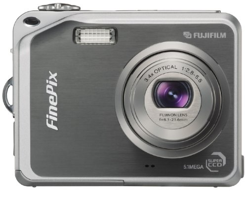 Fujifilm Finepix V10 5.1MP Digital Camera with 3.4x Optical Zoom (Gun Metal Grey)