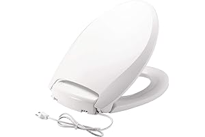 BEMIS Radiance Heated Night Light Toilet Seat - Your Cozy Nighttime Companion