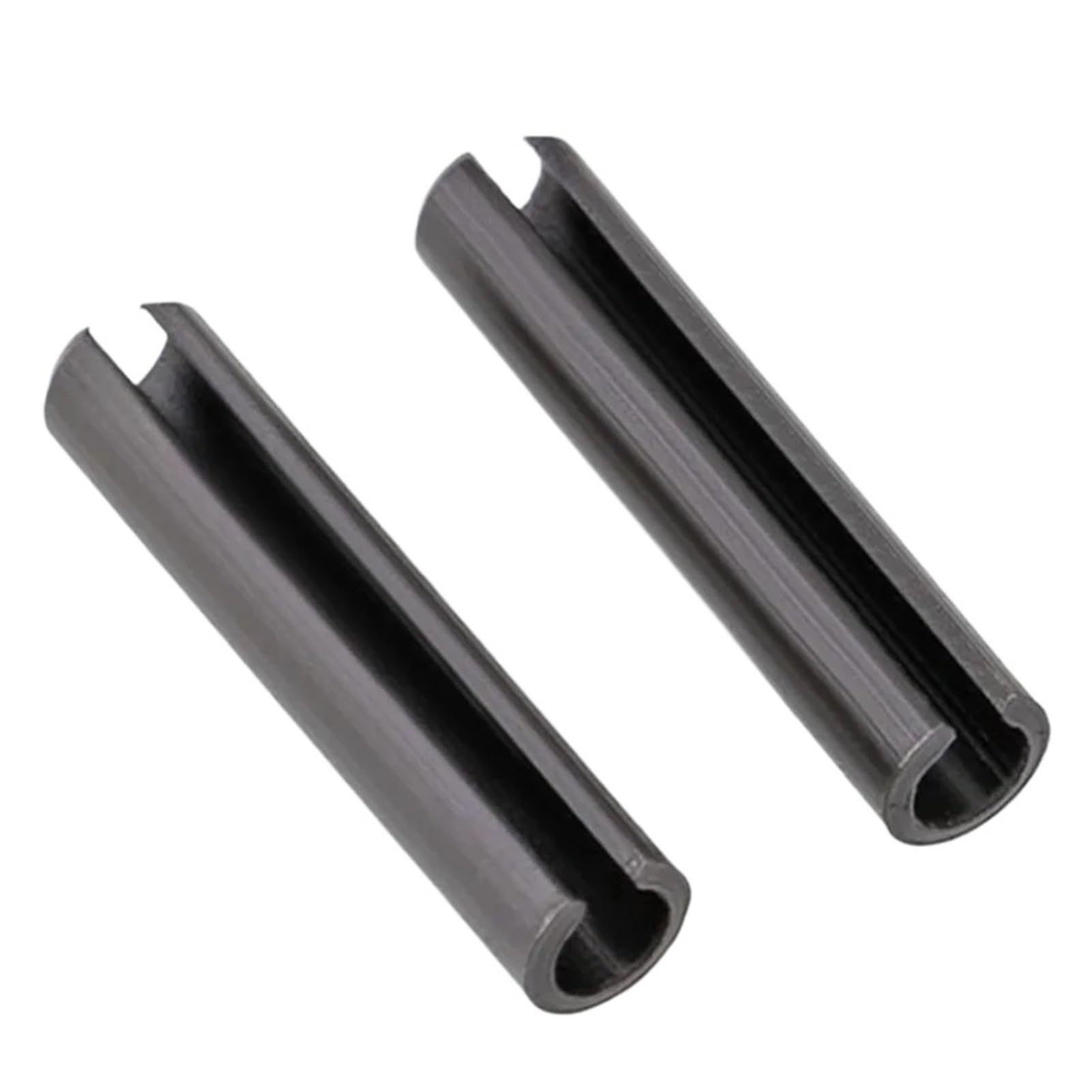 Dzielony sworzeń sprężynowy z czarną stalą węglową | Czarny M2,5x(5-20)mm 20/50/100/300 szt.: Do montażu maszyn oraz mocowania śrub i kołków.(M2.5x16mm-20pcs)