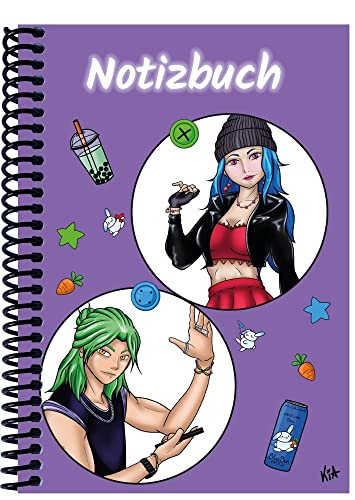 Cahier A4 Manga Quinn et Enora pour vos récits quotidiens