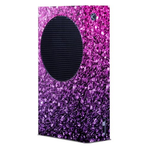 Skin Xbox Series S autocollant console de jeu design mauve rose art