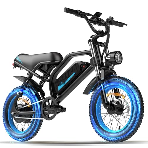 AVDLBIKE Electric Bike, 16'' Fat Tire eBike for...