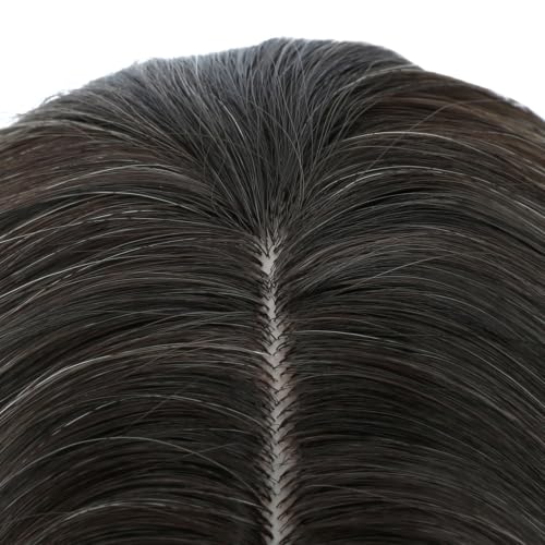 Image of Brown Ombre Blonde Wig Long Brown Ombre Blonde Middle Part Wig Long Wavy Curly Wigs Heat Resistant Synthetic Wigs for Daily Party Use