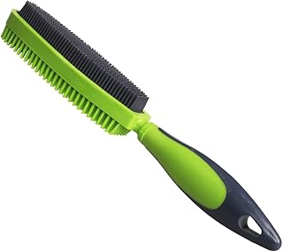 Godiyyer Rubber Pet Hair Removal Brush for Couch Clothes Dog Cat Pet Hair Carpet, Also Used as Dog Cat Bath Brush with Mas...