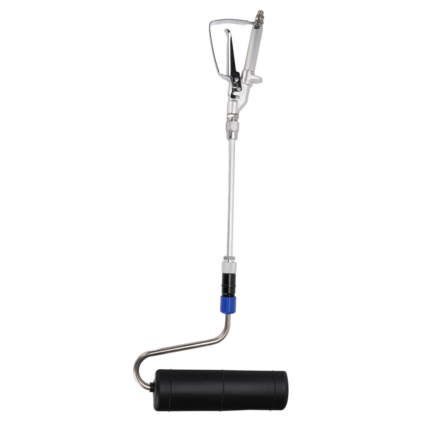 Sorandy Cepillo de Rodillo de Pintura Eléctrico, Cepillo de Rodillo Autocebante, de Pintura con Poste de Extensión de 11,8 Pulgadas y Marco de Acero Inoxidable, Ideal para Interior y Exterior