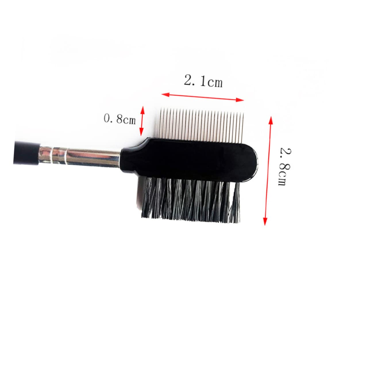 Gogogmee Eyebrow Grooming Tool Set Brush Comb Stainless Steel for Women Girls Ladies Smooth Polished