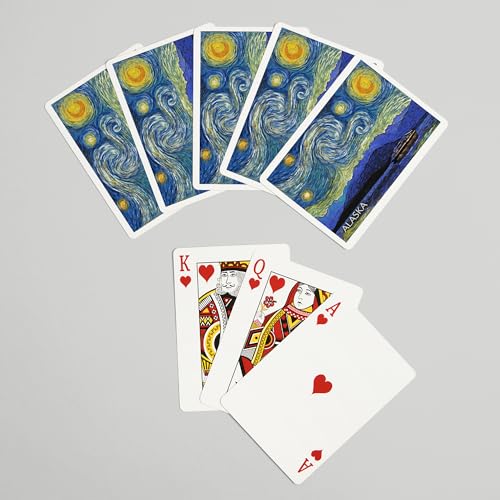 Mazo de 52 Cartas Póker Alaska Starry Night miniatura 7