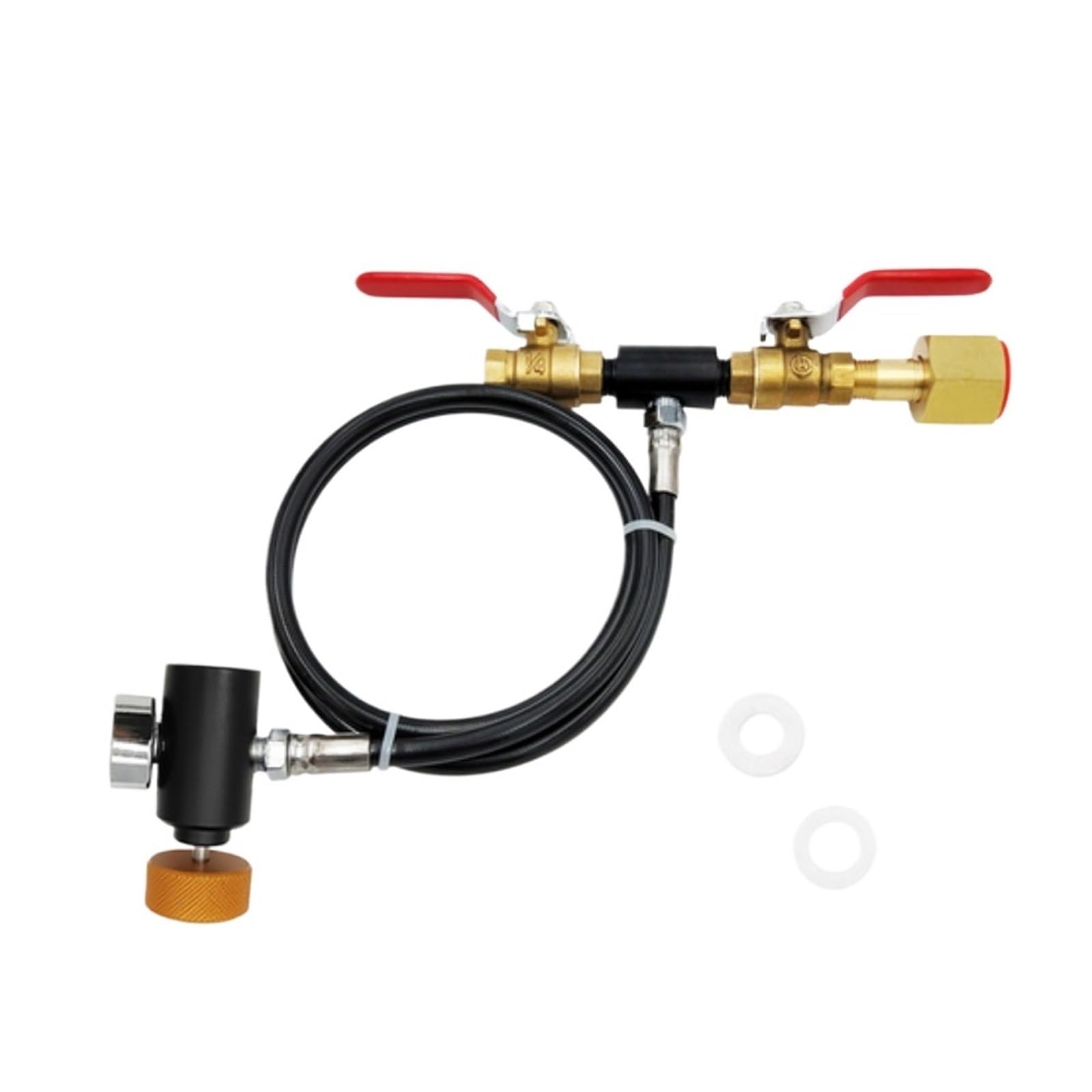 CO2 napełnianie saturator wody sodowej do cylindra, kanister W21.8-14 CGA320, zbiornik na dwutlenek węgla (CGA320 36 cali BK spodnie )