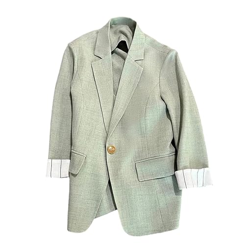 Women's Blazer Coat Striped Thin Casual Korean Fall All-Match Casual