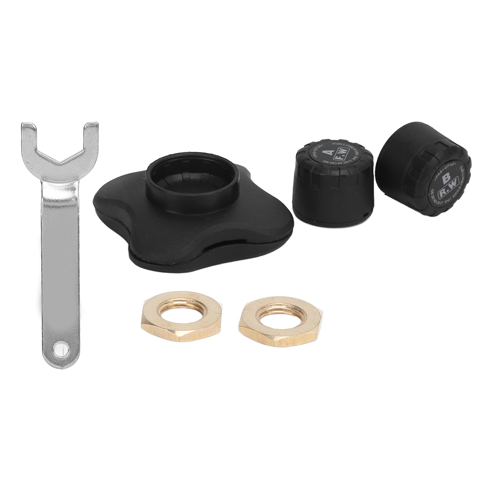 Cocoarm Capteurs TPMS pour Moto Capteur de Pression des Pneus ABS 1.0 à 3.5 Bluetooth 4.0 Externe intégré avec Alertes de Température pour Motos, Véhicules électriques, Vélos