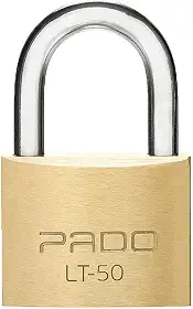 CADEADO SM LT-50MM, Pado, 51000031, Dourado