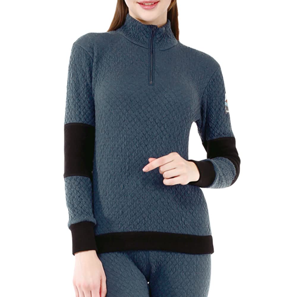 ひだまり肌着　チョモランマ・プロ Amazon | [ひだまり] 婦人用 チョモランマプロ ハイネック