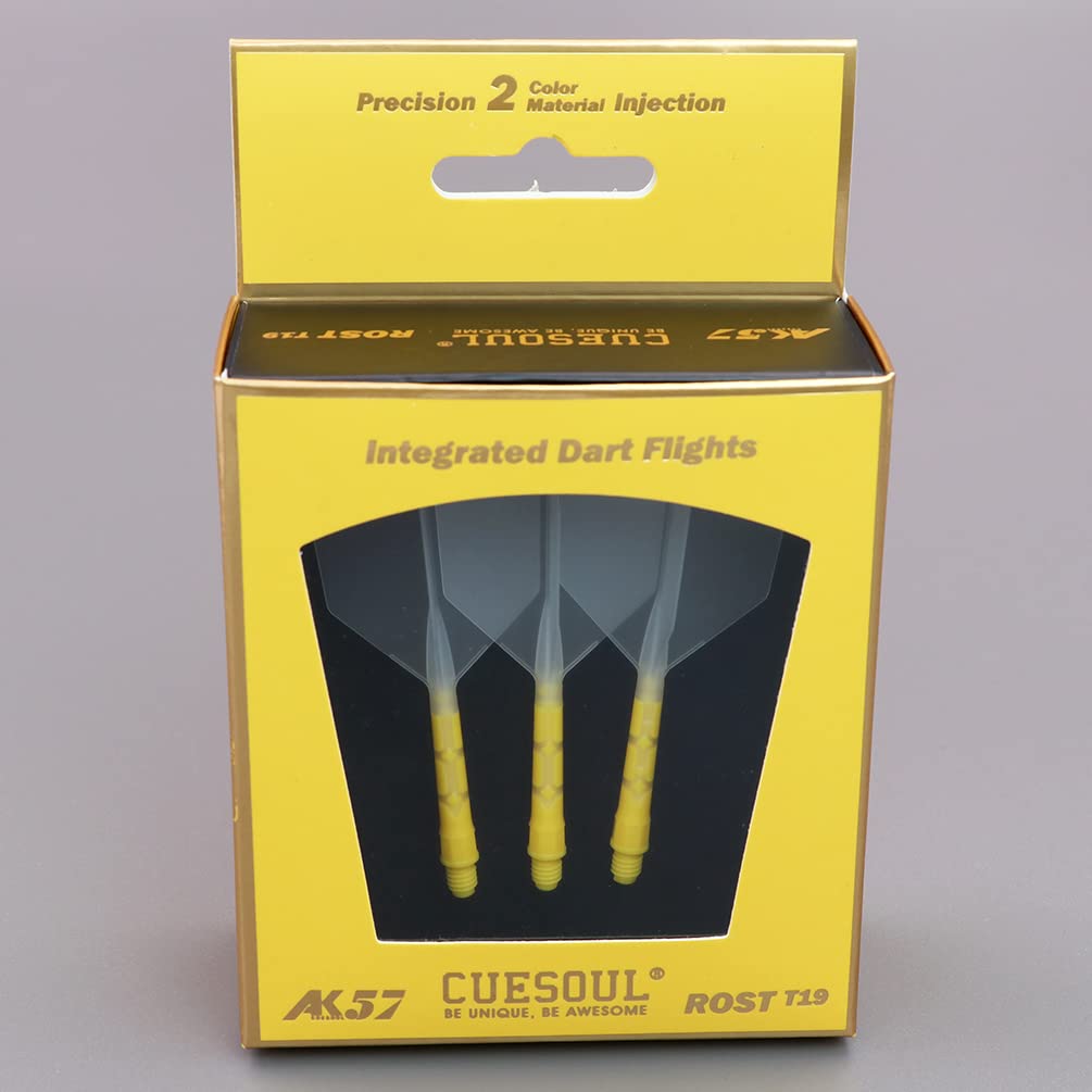 CUESOUL ROST T19 Integrated Dart Shaft and Flights Big Wing Shape,Set of 3 โ image 1