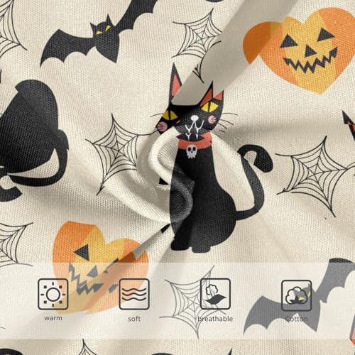 Girls Underwear Soft Cotton Halloween Cat Print Kids Panties in Sizes 2/3t, 4t, 5t, 6 and 83