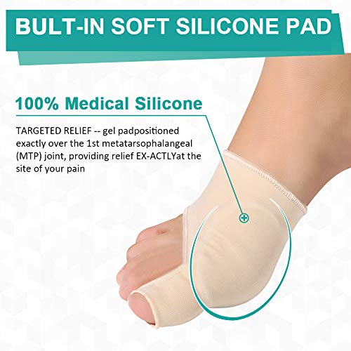 Alluce Valgo Gel Pad con Silicone Correttore