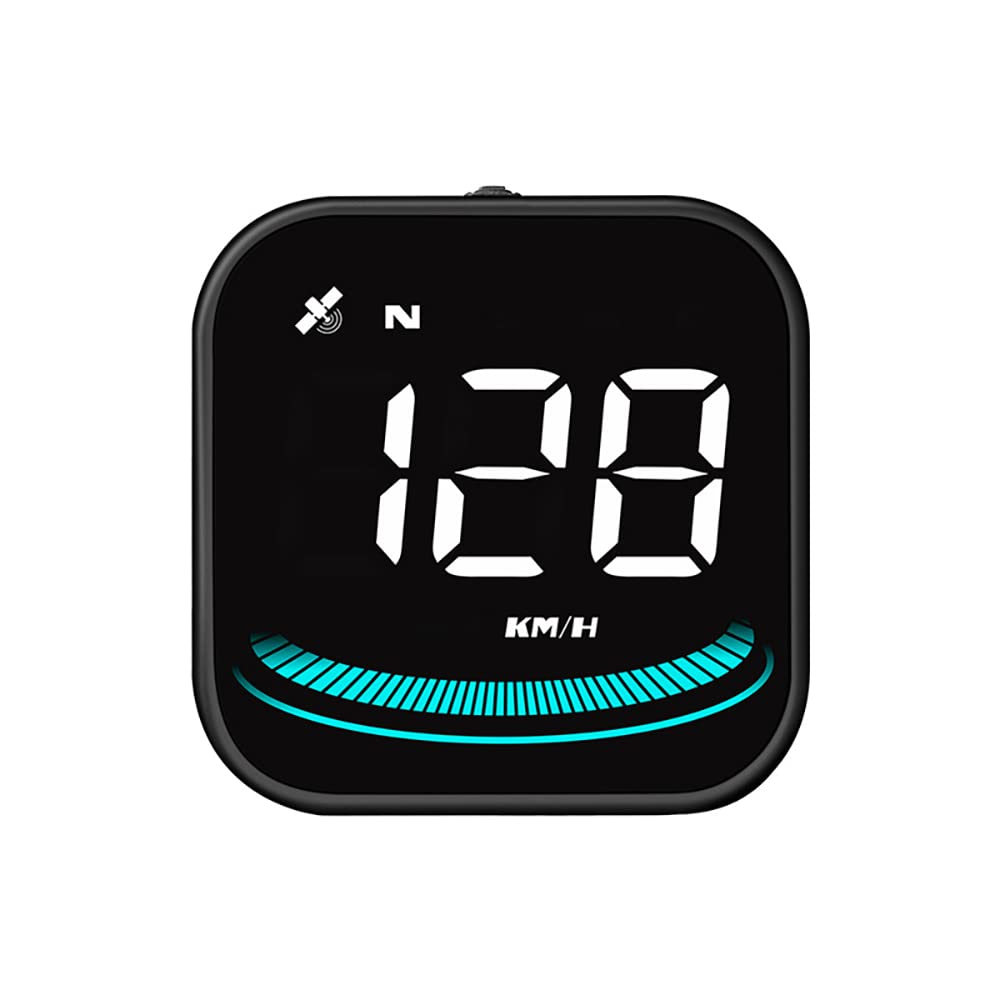 MASO Affichage tête haute de voiture pour extérieur tout-terrain GPS Guide de vitesse HD Compteur de vitesse GPS numérique HUD Affichage tête haute GPS UniV*er/sal Compteur de vitesse multifonction