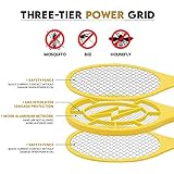 KK'S GLAMS Electric Fly Swatter Bug Zapper Battery Operated Flies killer Indoor & Outdoor Pest Control Mosquito and Insect Catcher Racket - Image 2