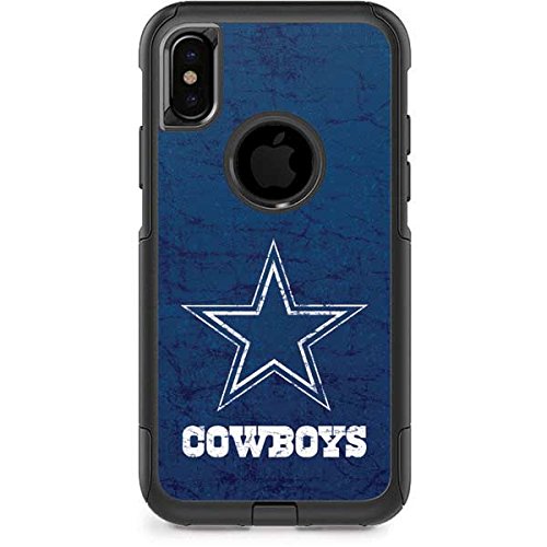 Skinit Decal Skin Compatible with OtterBox Commuter iPhone X/XS - Officially Licensed NFL Dallas Cowboys Distressed Design